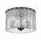Z-Lite Glacier Flush Mount, 3-Light, 12.5 In.W x 12.5 In.L x 8 In.H, Matte Black/Clear 1943F12-MB - alternate 7